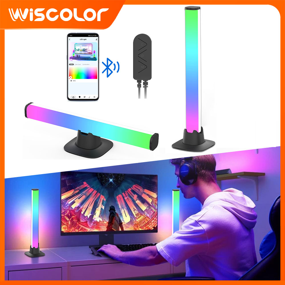 Desk Setup With Tv - Listwa świetlna LED RGB z Bluetooth,