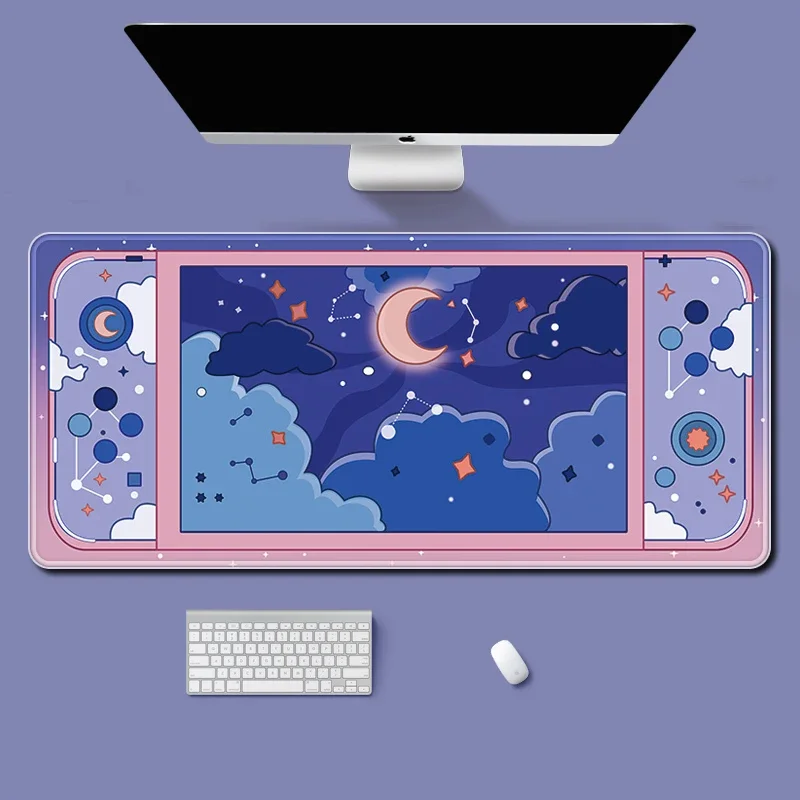 Moon and Stars Duża podkładka  – Desk Setup Aesthetic recenzja i cena