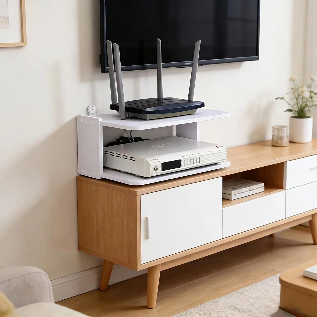 Półka ścienna na router i orga – Desk Setup With Tv recenzja i cena